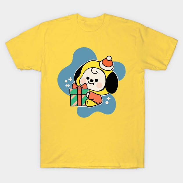 Festive Puppy T-Shirt by TASCHE